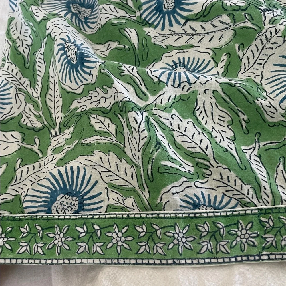 KARNI Floral Green and Blue Maxi Dress - Picture 8 of 11